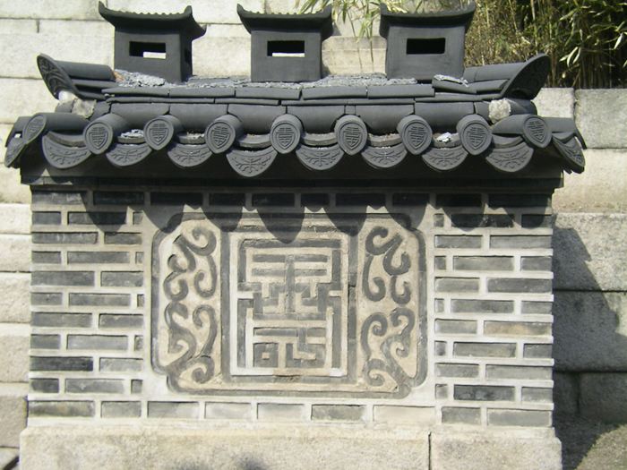 Royal chimney of Korean palace