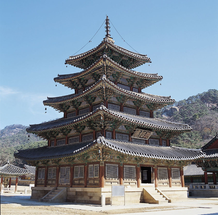 Korean five-story wooden pagoda