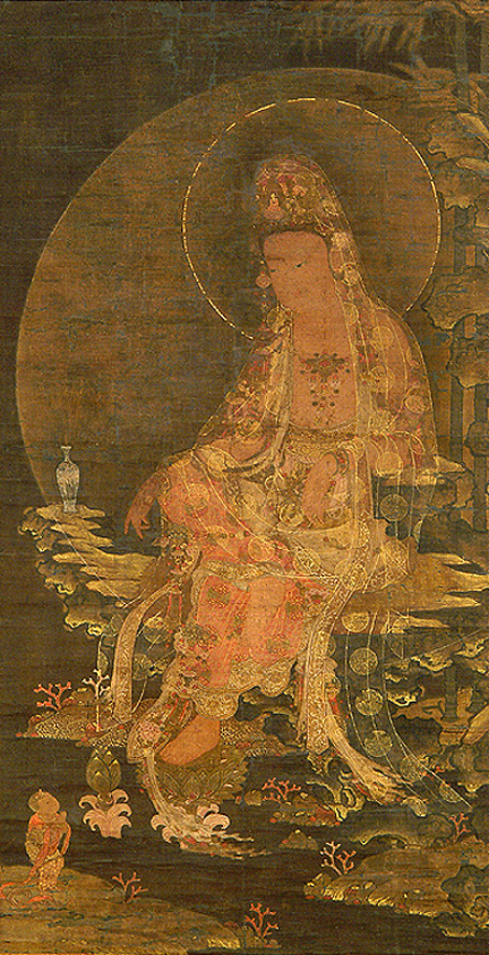 painting Water-moon Avalokitesvara Bodhisattva