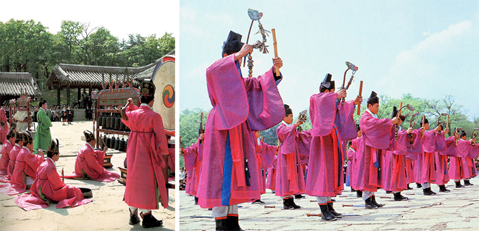 Jongmyo Jeryeak Korean ancestral ceremony song dance