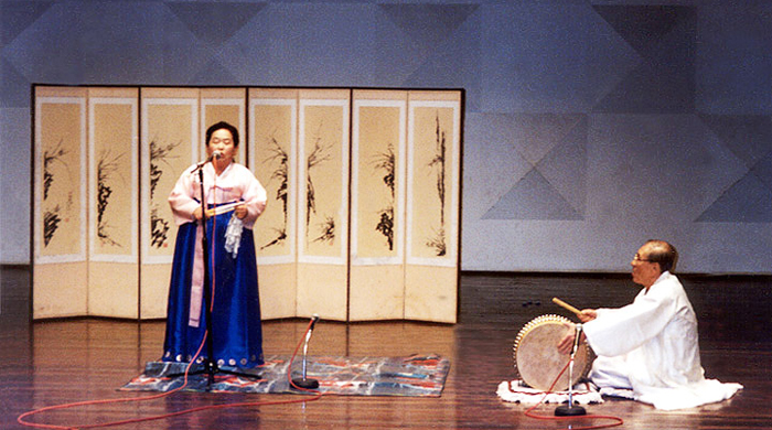 Pansori Korean solo opera music performance