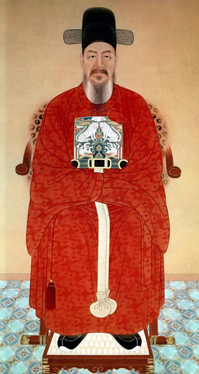 Portrait of admiral Yi Sun-shin