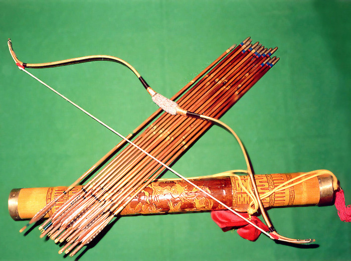 Korean bow arrows quiver