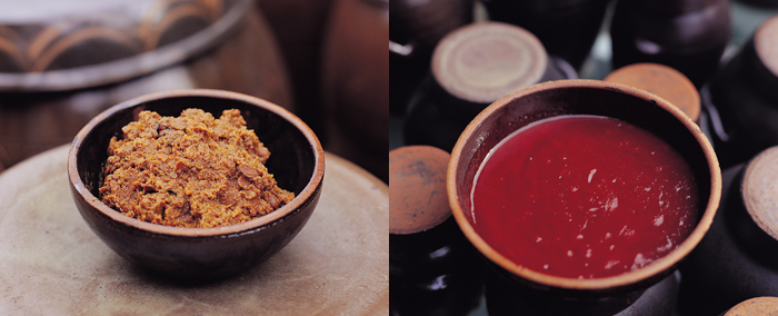 Doenjang soybean paste gochujang pepper paste