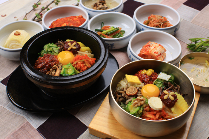 Dolsot Bibimbap heated stone bowl Bibimbap