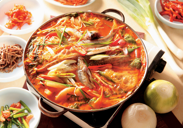 Minmul Maeuntang spicy fresh water fish stew