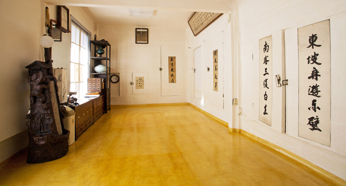 ondol floor heated room in Korean traditional house