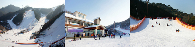 Nami Island Winter snow