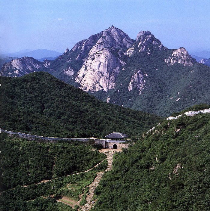 Bukhan Sanseong mountain fortress surrounding Seoul