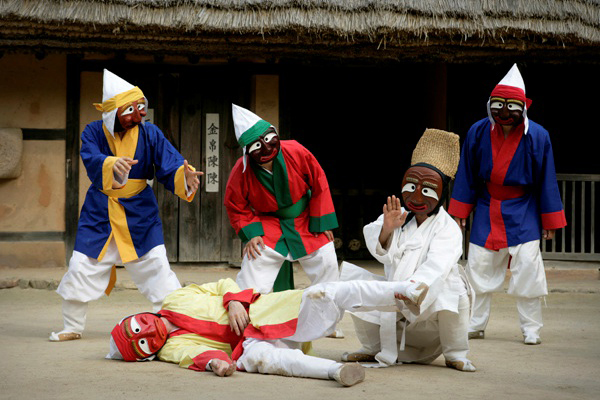 Songpa Sandae nori Korean mask play