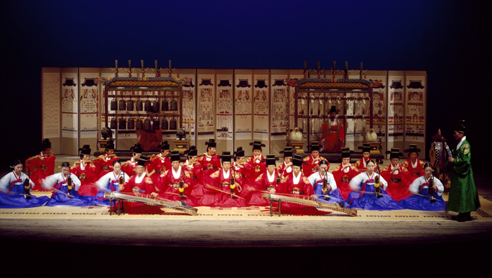 Performance of Korean royal court music