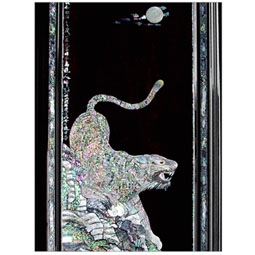 Mother of Pearl Tiger in Frame 